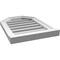 Ekena Millwork Octagonal Top Surface Mount PVC Gable Vent w/ 2"W x 2"P Brickmould Sill Frame, 16"W x 22"H GVPOT16X2203SF - alternate 5